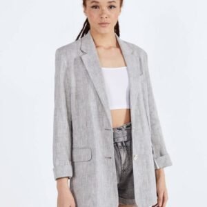 product-18-1 Linen-effect blazer