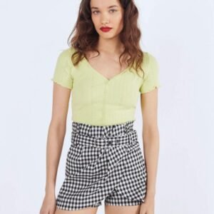 product-2-1 Gingham check print skort