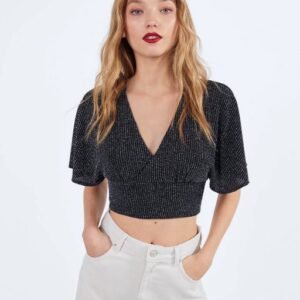 product-22-1 Shimmery T-shirt with open back