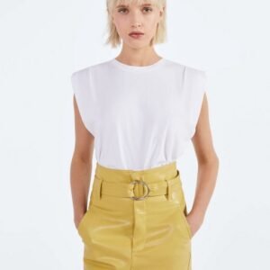 product-23-1 Faux leather skirt with belt