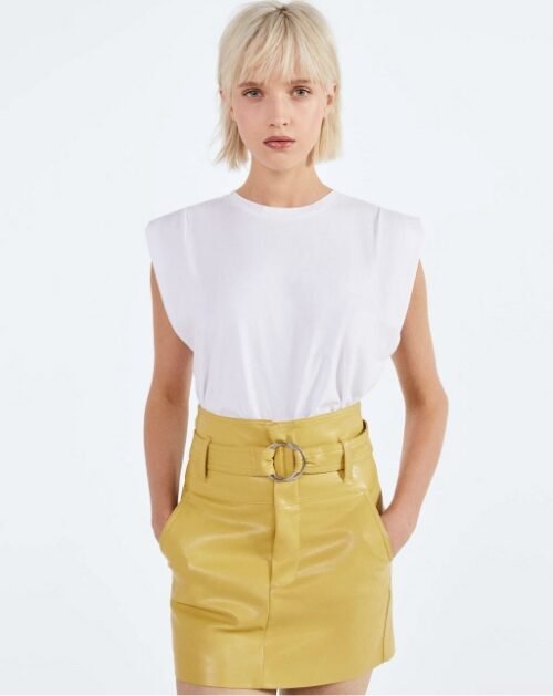 product-23-1 Faux leather skirt with belt