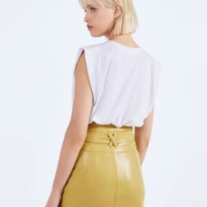 product-23-2 Faux leather skirt with belt