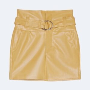 product-23-5 Faux leather skirt with belt