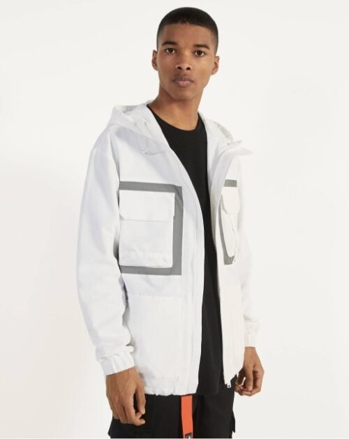 product-30-1 White jacket with reflective detail