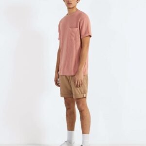 Belted Bermuda shorts