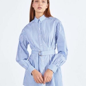 product-7-1 Poplin shirt with belt