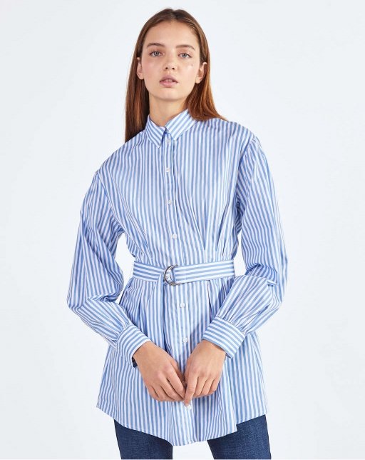 product-7-1 Poplin shirt with belt