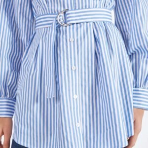 product-7-3 Poplin shirt with belt